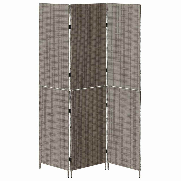 Separator de cameră Pliere Manual Gri 147 x 180 cm poliratan - WALTI WALTI