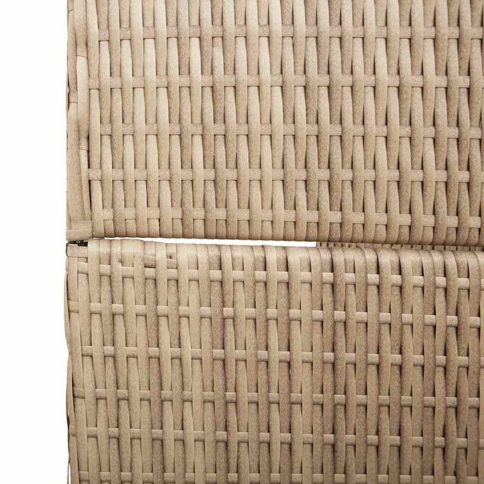 Separator de cameră Pliere Manual Bej 147 x 180 cm poliratan - WALTI WALTI