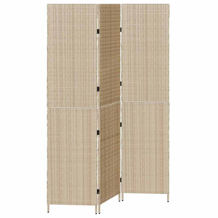 Separator de cameră Pliere Manual Bej 147 x 180 cm poliratan - WALTI WALTI