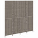 Separator de cameră Pliere Manual Gri 195 x 180 cm poliratan - WALTI WALTI