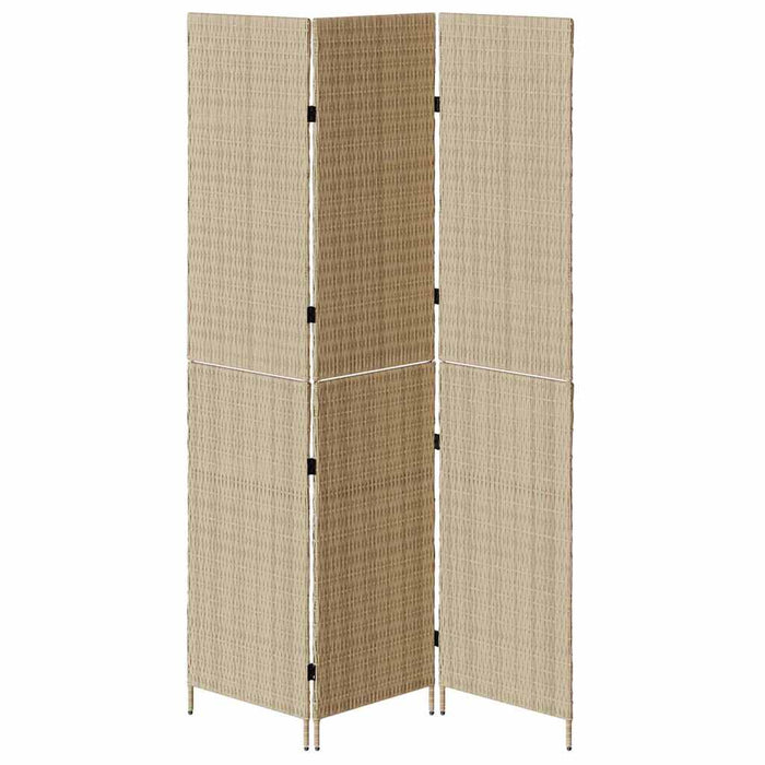 Separator de cameră Pliere Manual Bej 146 x 200 cm poliratan - WALTI WALTI
