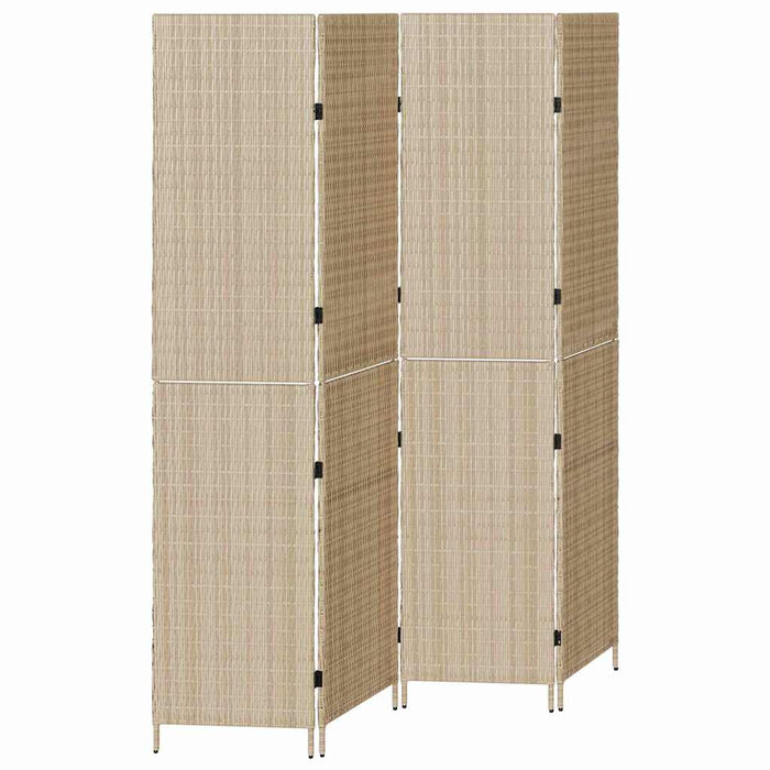 Separator de cameră Pliere Manual Bej 196 x 200 cm poliratan - WALTI WALTI