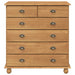 Comodă cu sertar ASKIM Maro 91 x 40 x 95,5 cm Lemn de pin masiv - WALTI WALTI