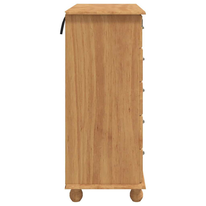 Comodă cu sertar ASKIM Maro 91 x 40 x 95,5 cm Lemn de pin masiv - WALTI WALTI