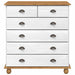 Comodă cu sertar ASKIM Alb 91 x 40 x 95,5 cm Lemn de pin masiv - WALTI WALTI