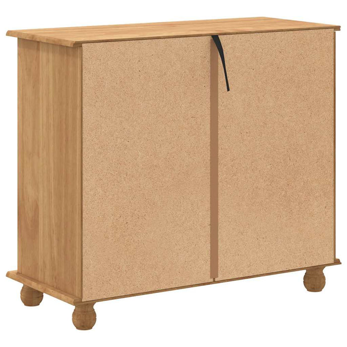 Comodă cu sertar ASKIM Maro 91 x 40 x 79 cm Lemn de pin masiv - WALTI WALTI