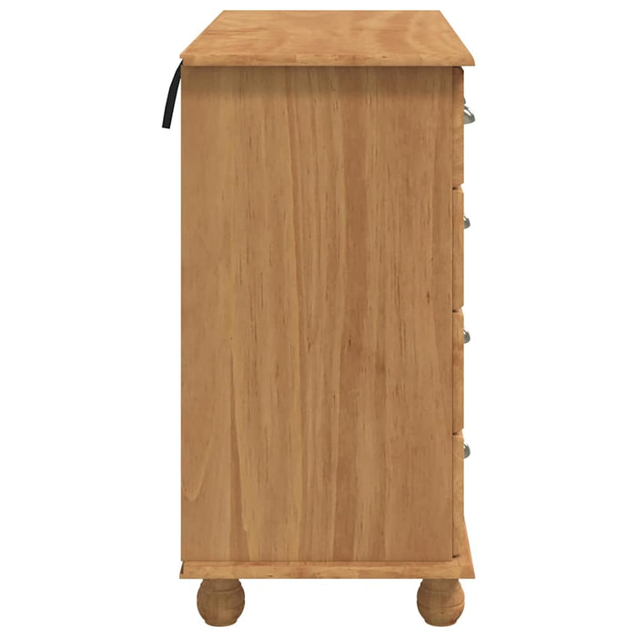 Comodă cu sertar ASKIM Maro 91 x 40 x 79 cm Lemn de pin masiv - WALTI WALTI