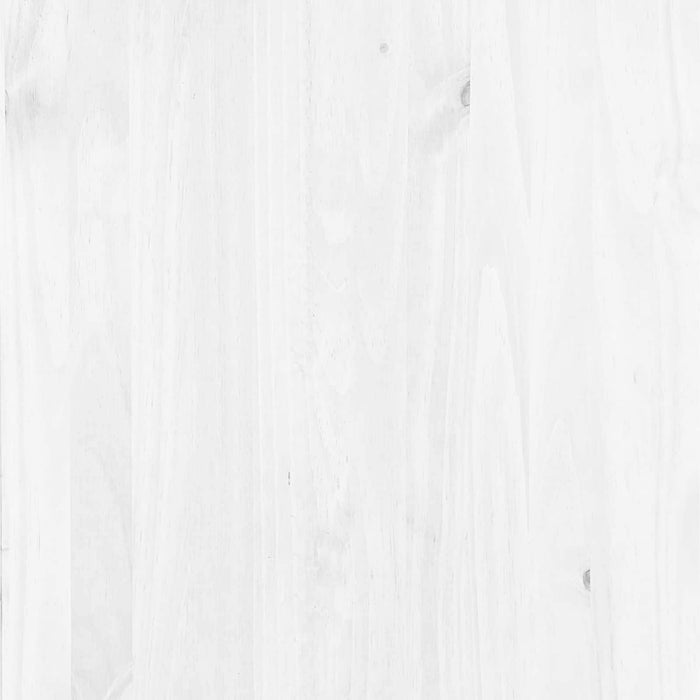 Comodă cu sertar ASKIM Alb 91 x 40 x 79 cm Lemn de pin masiv WALTI