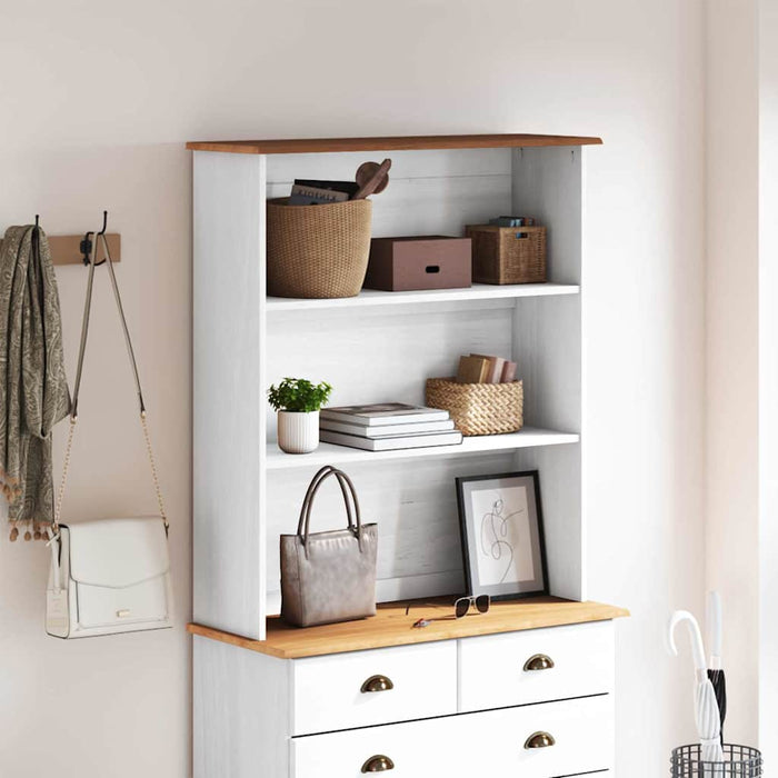 Hutch ASKIM 91 x 30 x 104 cm Lemn masiv de pin - WALTI WALTI