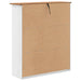 Hutch ASKIM 91 x 30 x 104 cm Lemn masiv de pin - WALTI WALTI