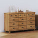 Comodă ASKIM Maro 79 x 40 x 133,5 cm Lemn de pin masiv - WALTI WALTI
