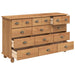 Comodă ASKIM Maro 79 x 40 x 133,5 cm Lemn de pin masiv - WALTI WALTI