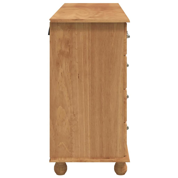 Comodă ASKIM Maro 79 x 40 x 133,5 cm Lemn de pin masiv - WALTI WALTI