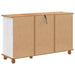 Comodă cu sertar ASKIM Alb 79 x 40 x 133,5 cm Lemn de pin masiv - WALTI WALTI