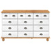 Comodă cu sertar ASKIM Alb 79 x 40 x 133,5 cm Lemn de pin masiv - WALTI WALTI