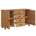 Bufet cu sertar ASKIM 133,5 x 40 x 79 cm Lemn masiv de pin - WALTI WALTI