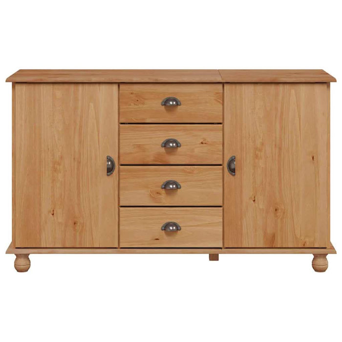 Bufet cu sertar ASKIM 133,5 x 40 x 79 cm Lemn masiv de pin - WALTI WALTI