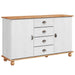 Bufet cu sertar ASKIM 133,5 x 40 x 79 cm Lemn masiv de pin - WALTI WALTI