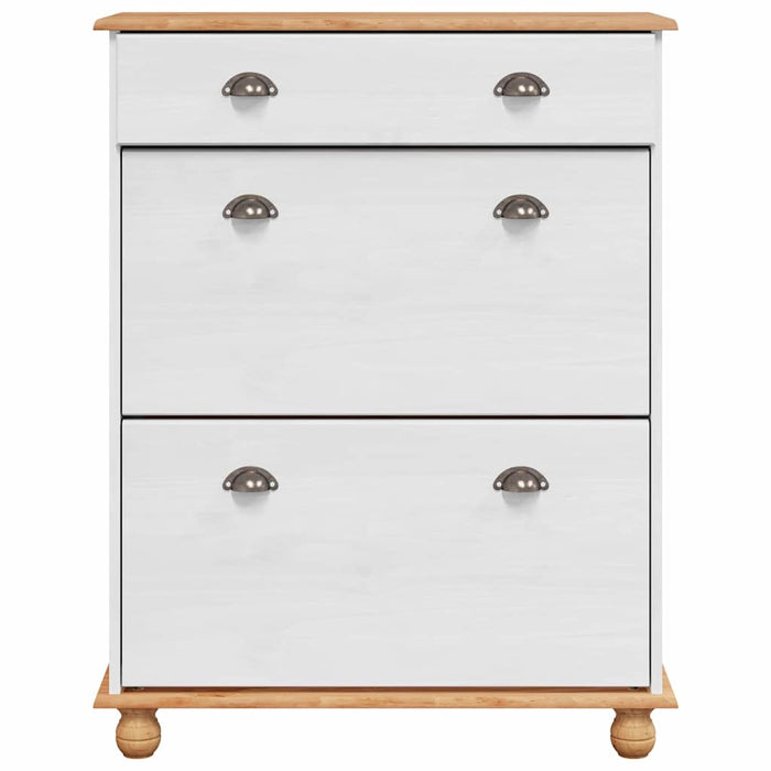 Dulap pentru pantofi cu sertar ASKIM Alb 85 x 35 x 108 cm - WALTI WALTI