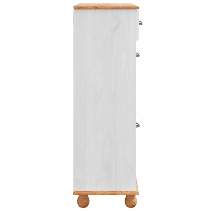 Dulap pentru pantofi cu sertar ASKIM Alb 85 x 35 x 108 cm - WALTI WALTI