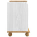 Bancă cu spațiu de depozitare ASKIM Alb 100 x 39 x 62 cm - WALTI WALTI