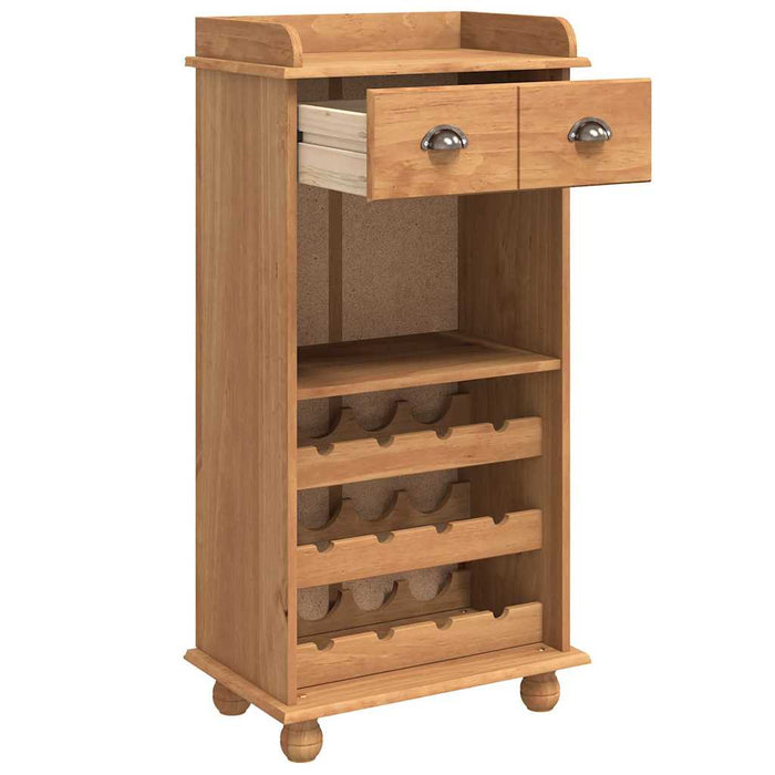Cabinet pentru vin ASKIM Ceară de Miere 57 x 37 x 114 cm - WALTI WALTI