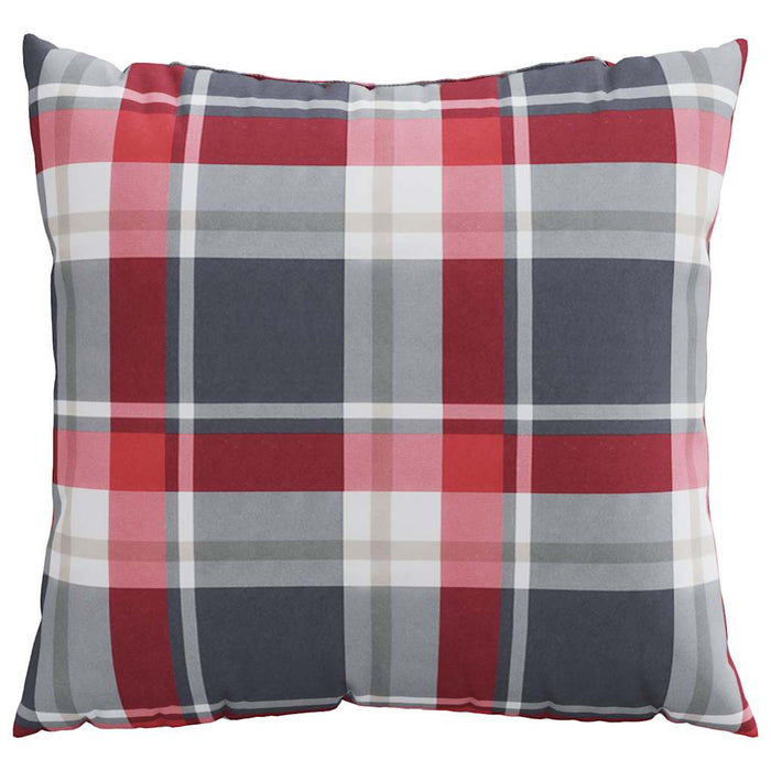 Perne canapea 4 buc. model carouri roșii 40x40 cm, material textil WALTI