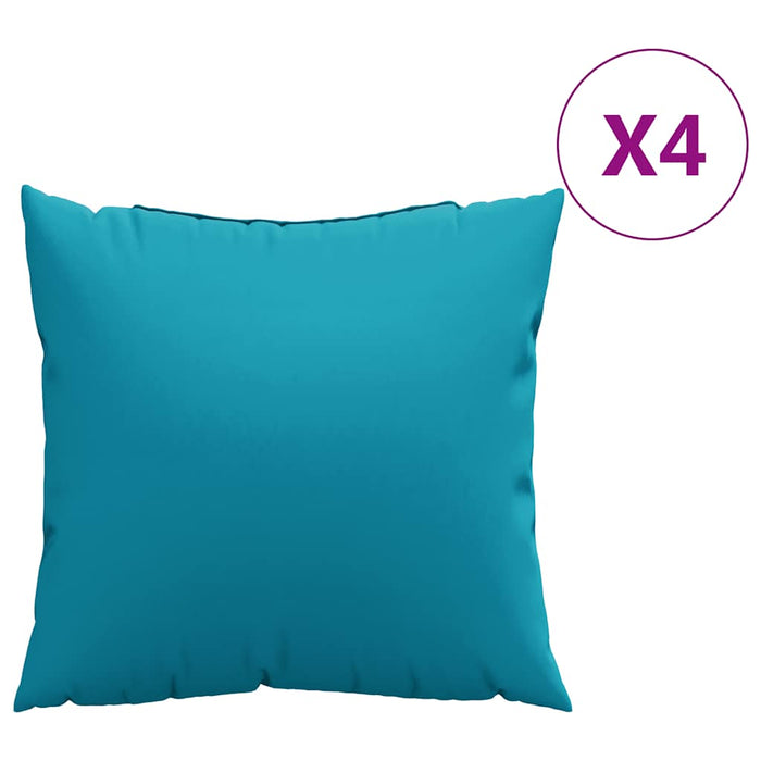 Perne canapea 4 buc. albastru 50x50 cm material textil WALTI