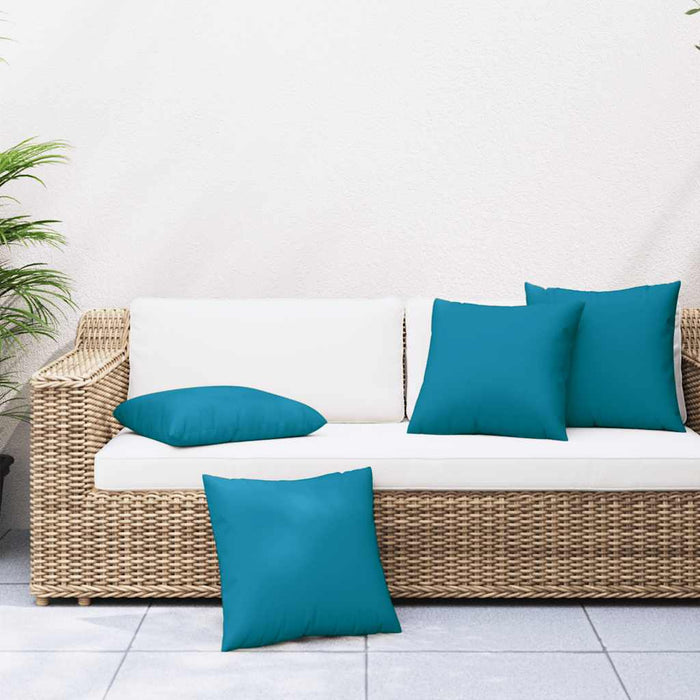 Perne canapea 4 buc. albastru 60x60 cm material textil WALTI
