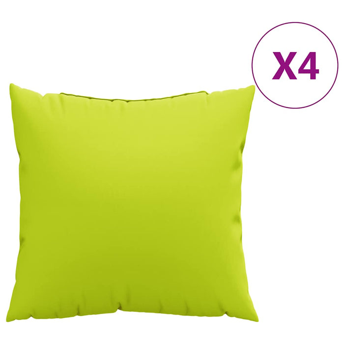 Perne canapea 4 buc. verde aprins 60x60 cm, material textil WALTI
