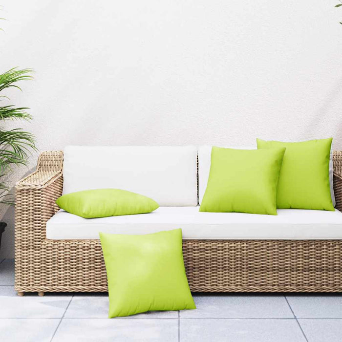 Perne canapea 4 buc. verde aprins 60x60 cm, material textil WALTI