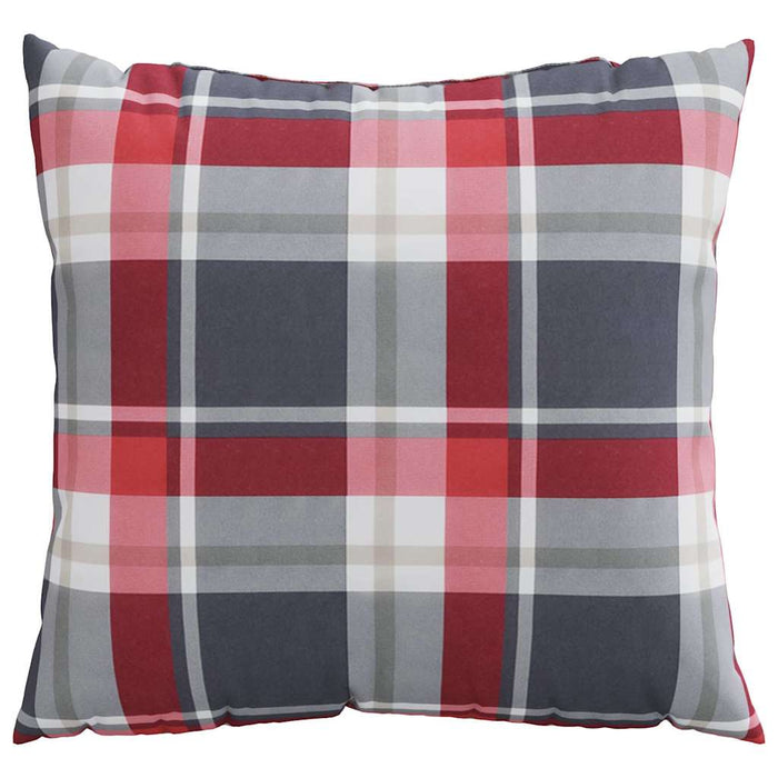 Perne canapea 4 buc. model carouri roșii 60x60 cm, material textil WALTI