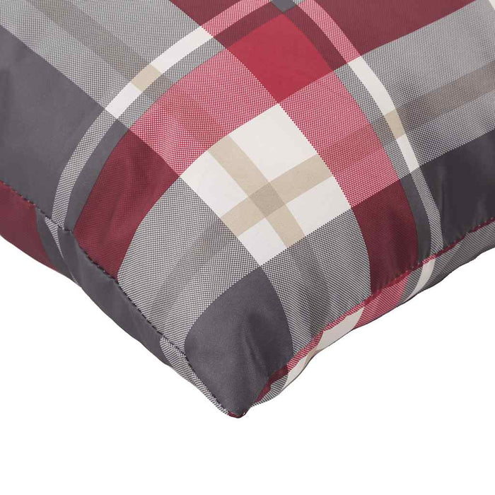 Perne canapea 4 buc. model carouri roșii 60x60 cm, material textil WALTI