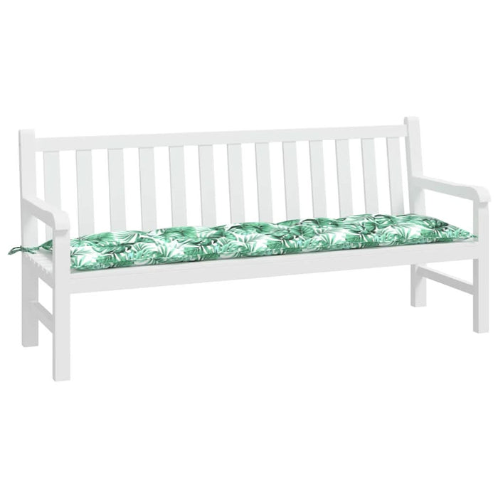 Pernă bancă de grădină model frunze, 180x50x7 cm, textil oxford - WALTI WALTI