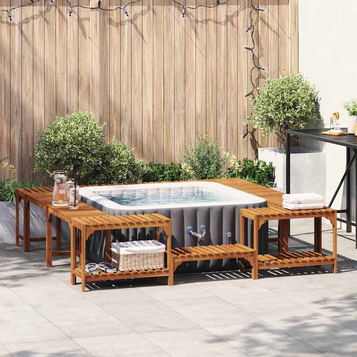 Împrejmuire pentru Cadă cu Hidromasaj Maro 230 x 230 cm - WALTI WALTI