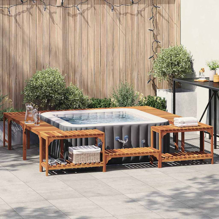 Împrejmuire pentru Cadă cu Hidromasaj Maro 250 x 250 cm - WALTI WALTI