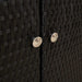 Dulap de depozitare cu raft Negru 100 x 36 x 102 cm Ratan - WALTI WALTI