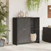Dulap de depozitare cu raft Negru 100 x 36 x 102 cm Ratan - WALTI WALTI