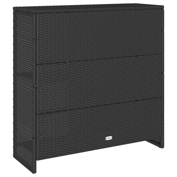 Dulap de depozitare cu raft Negru 100 x 36 x 102 cm Ratan - WALTI WALTI