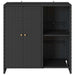 Dulap de depozitare cu raft Negru 100 x 36 x 102 cm Ratan - WALTI WALTI