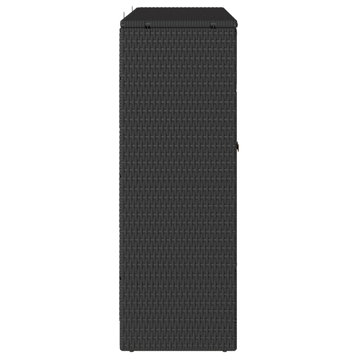 Dulap de depozitare cu depozitare Negru 100 x 36 x 102 cm Ratan - WALTI WALTI