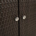 Dulap de depozitare cu raft cu ușă Maro 100 x 36 x 102 cm Ratan - WALTI WALTI