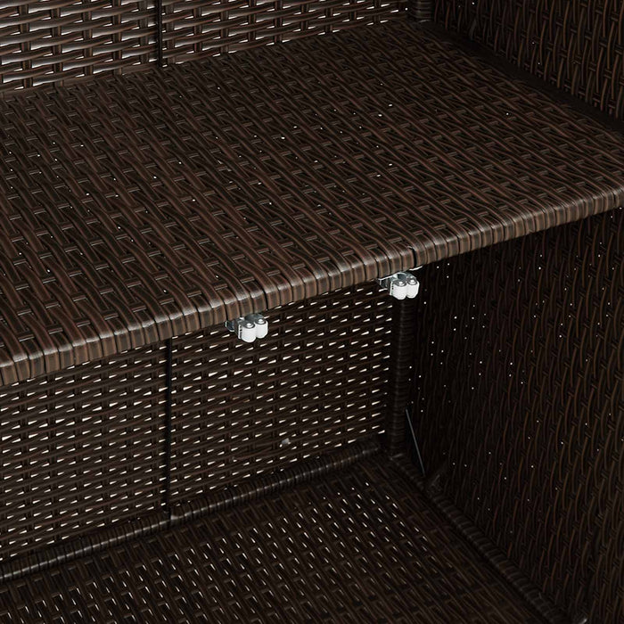 Dulap de depozitare cu raft cu ușă Maro 100 x 36 x 102 cm Ratan - WALTI WALTI