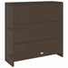 Dulap de depozitare cu raft cu ușă Maro 100 x 36 x 102 cm Ratan - WALTI WALTI