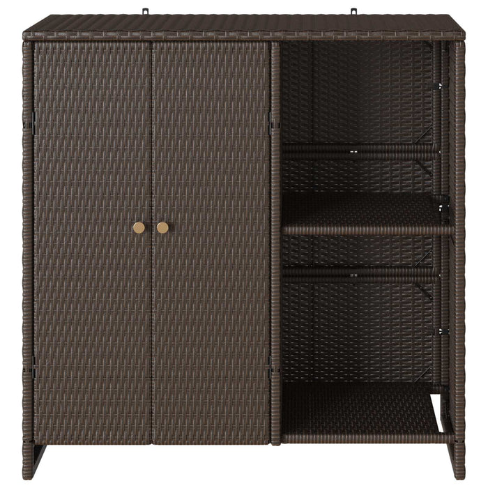 Dulap de depozitare cu raft cu ușă Maro 100 x 36 x 102 cm Ratan - WALTI WALTI