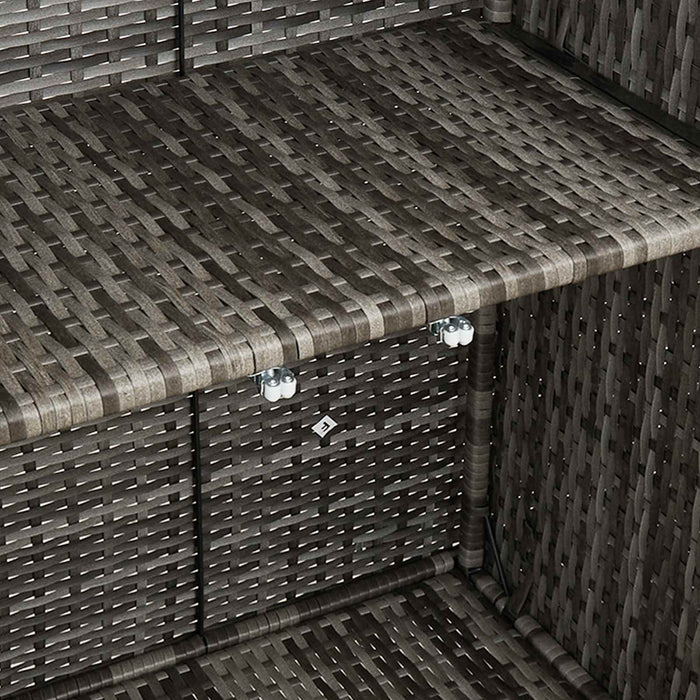 Dulap de depozitare cu raft cu ușă Gri 100 x 36 x 102 cm Ratan WALTI