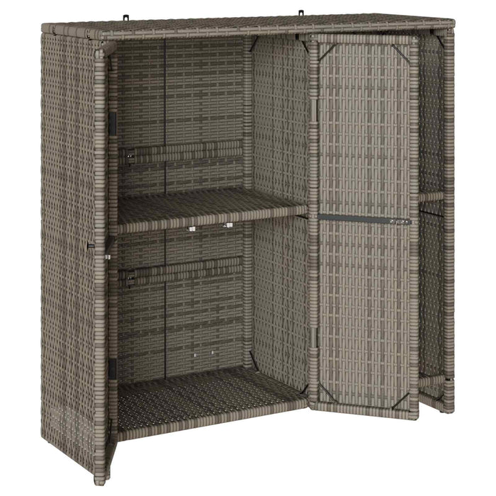 Dulap de depozitare cu raft cu ușă Gri 100 x 36 x 102 cm Ratan WALTI