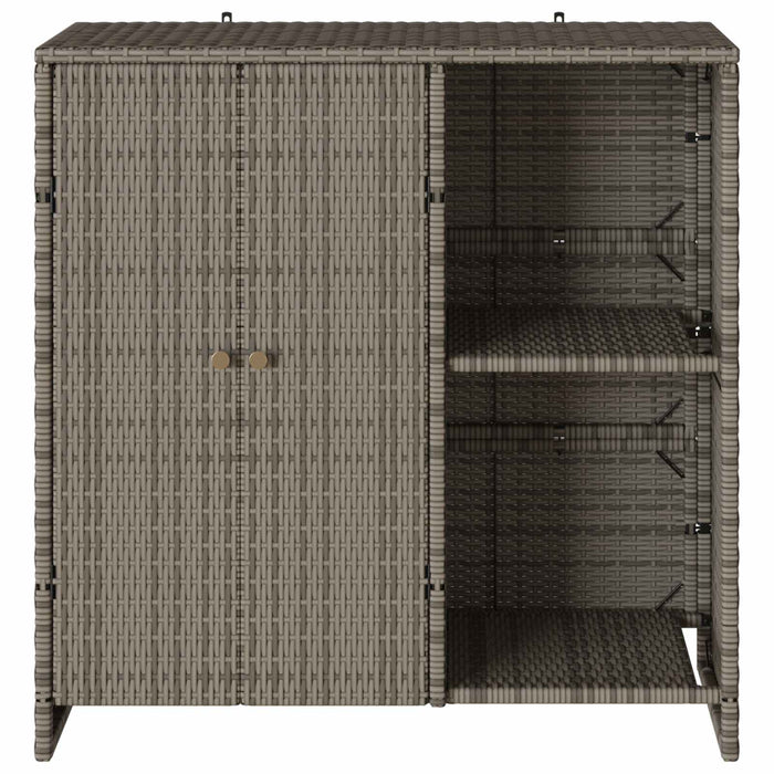 Dulap de depozitare cu raft cu ușă Gri 100 x 36 x 102 cm Ratan WALTI