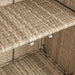 Dulap de depozitare cu raft cu ușă Bej 100 x 36 x 102 cm Ratan - WALTI WALTI