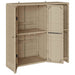 Dulap de depozitare cu raft cu ușă Bej 100 x 36 x 102 cm Ratan - WALTI WALTI